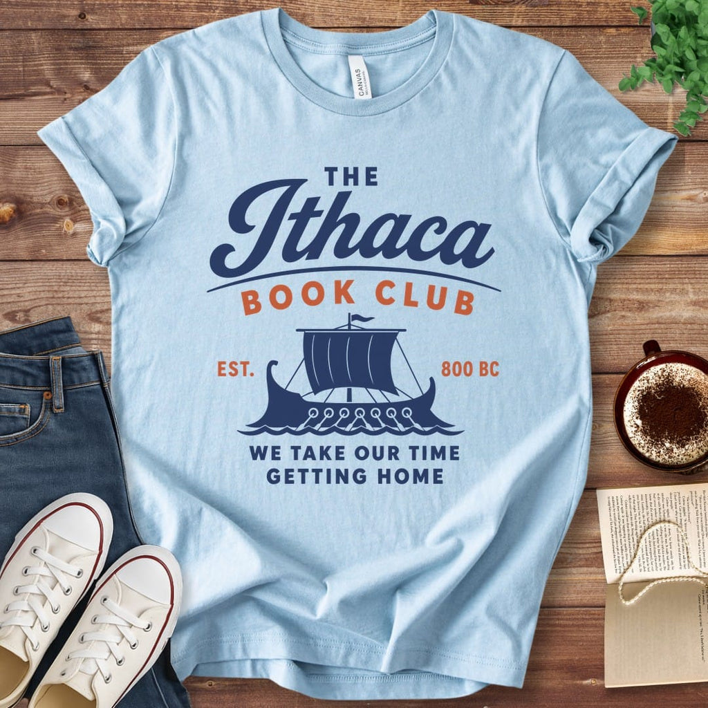 T-Shirt Baby Blue / S The Ithaca Book Club Homer's Odyssey T-Shirt