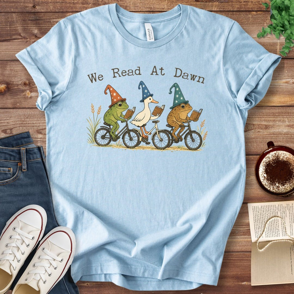 T-Shirt Baby Blue / S We Read At Dawn T-Shirt