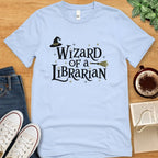 T-Shirt Baby Blue / S Wizard of a Librarian T-shirt