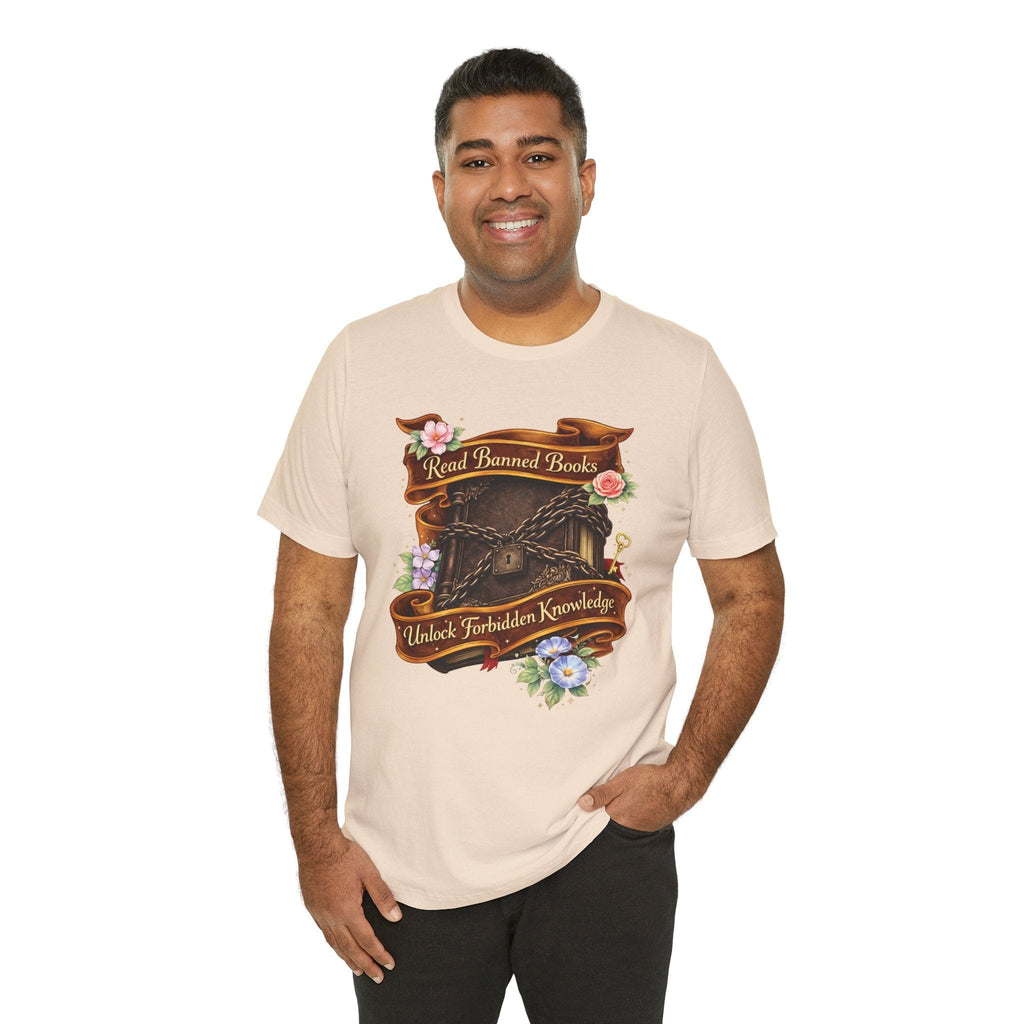 T-Shirt Banned Books Forbidden Knowledge T-shirt