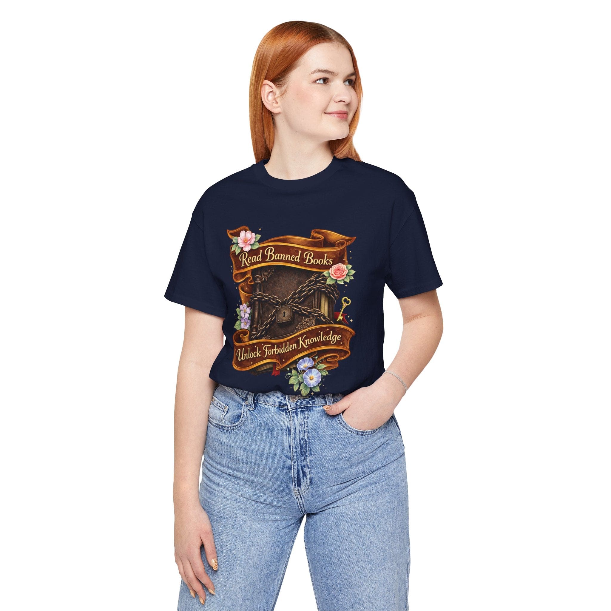 T-Shirt Banned Books Forbidden Knowledge T-shirt