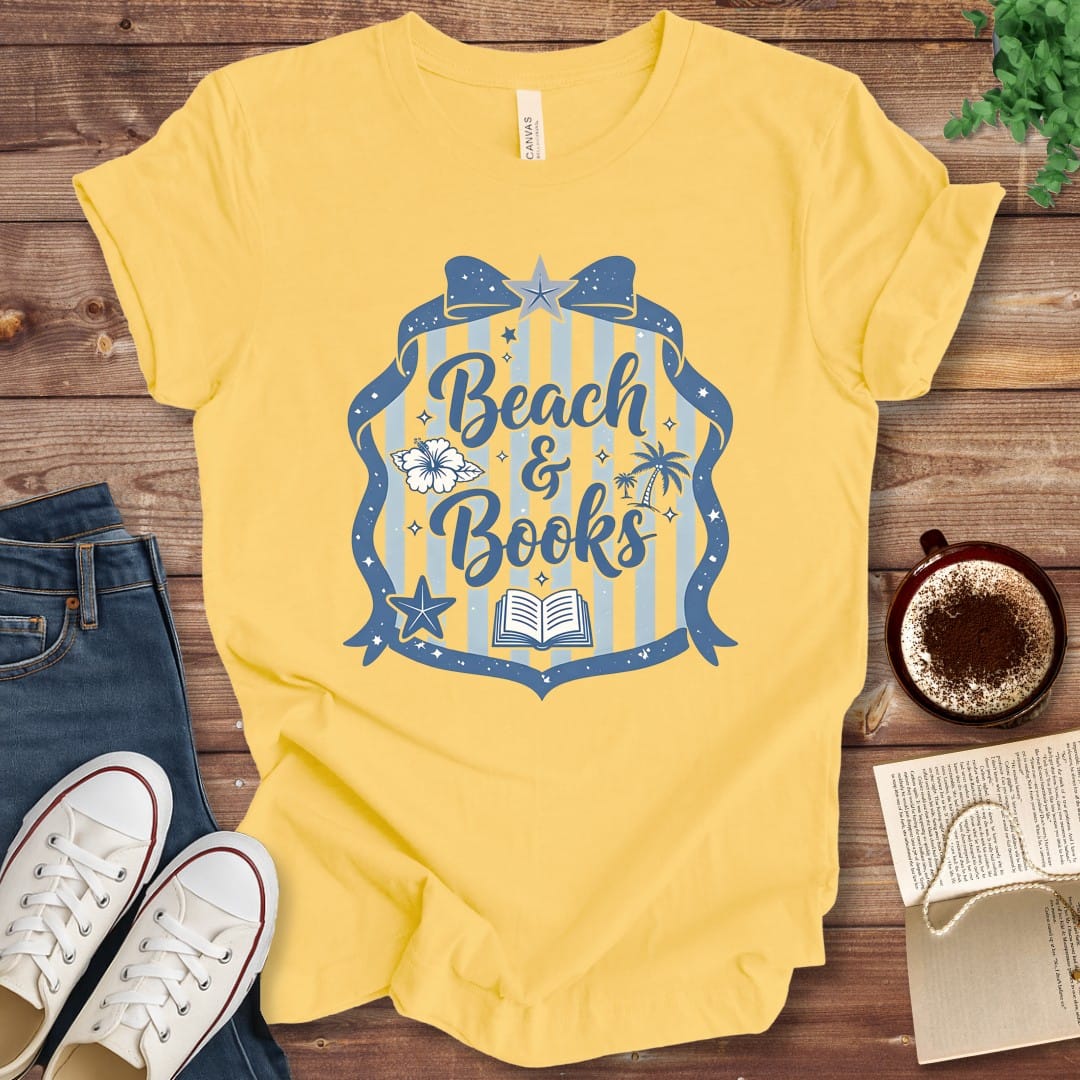 T-Shirt Beach & Books T-Shirt
