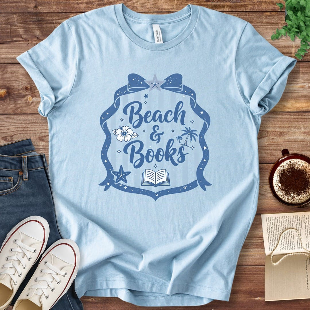 T-Shirt Beach & Books T-Shirt