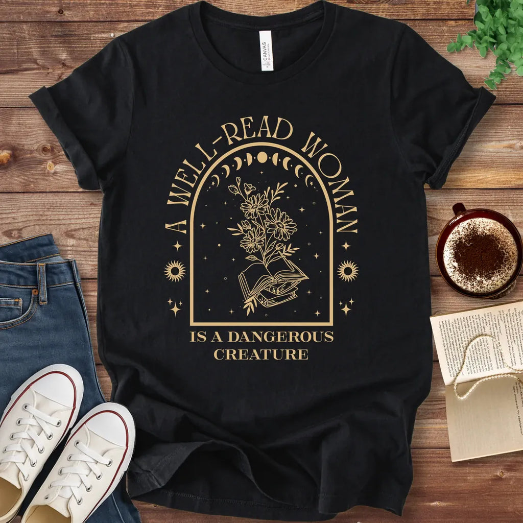 T-Shirt Black / S A Well Read Woman Celestial T-Shirt
