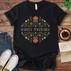 T-Shirt Black / S Barely Tolerable Pride and Prejudice T-Shirt