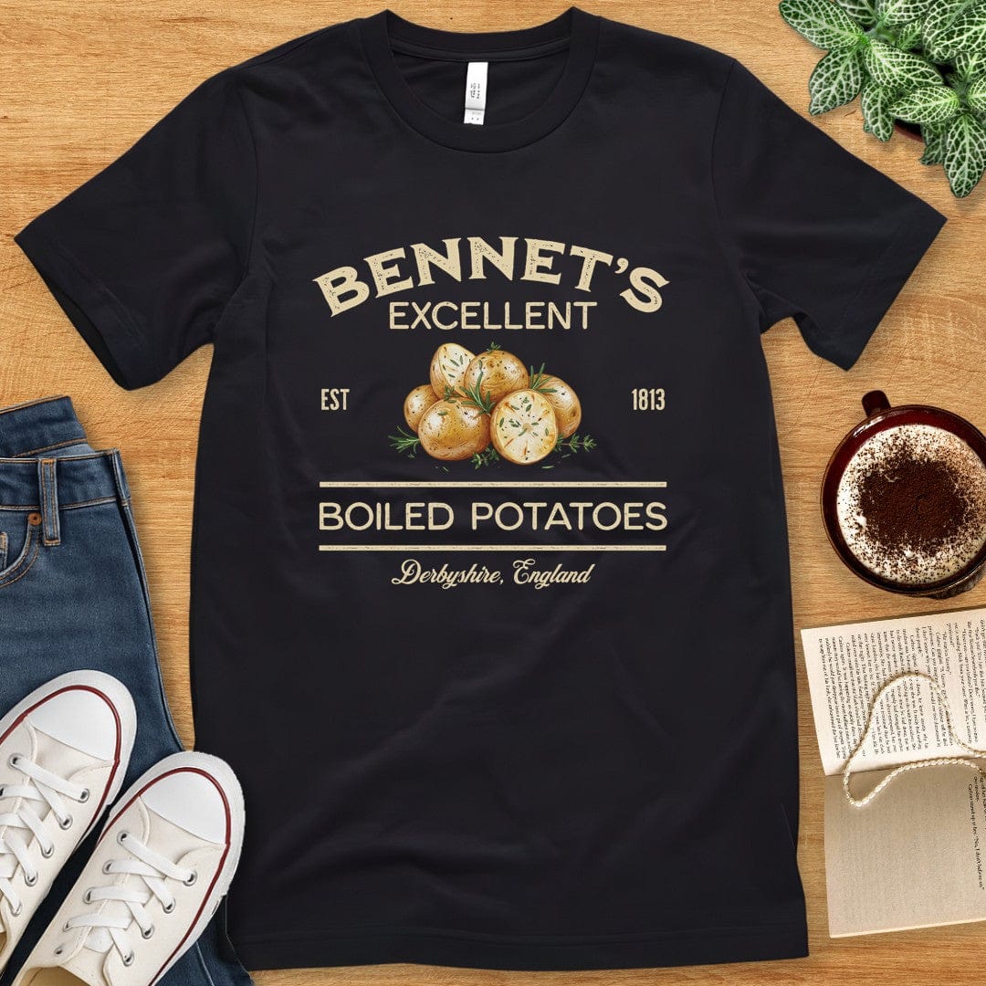 T-Shirt Black / S Bennet's Boiled Potatoes T-shirt