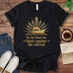 T-Shirt Black / S Boats Against the Current Great Gatsby T-Shirt