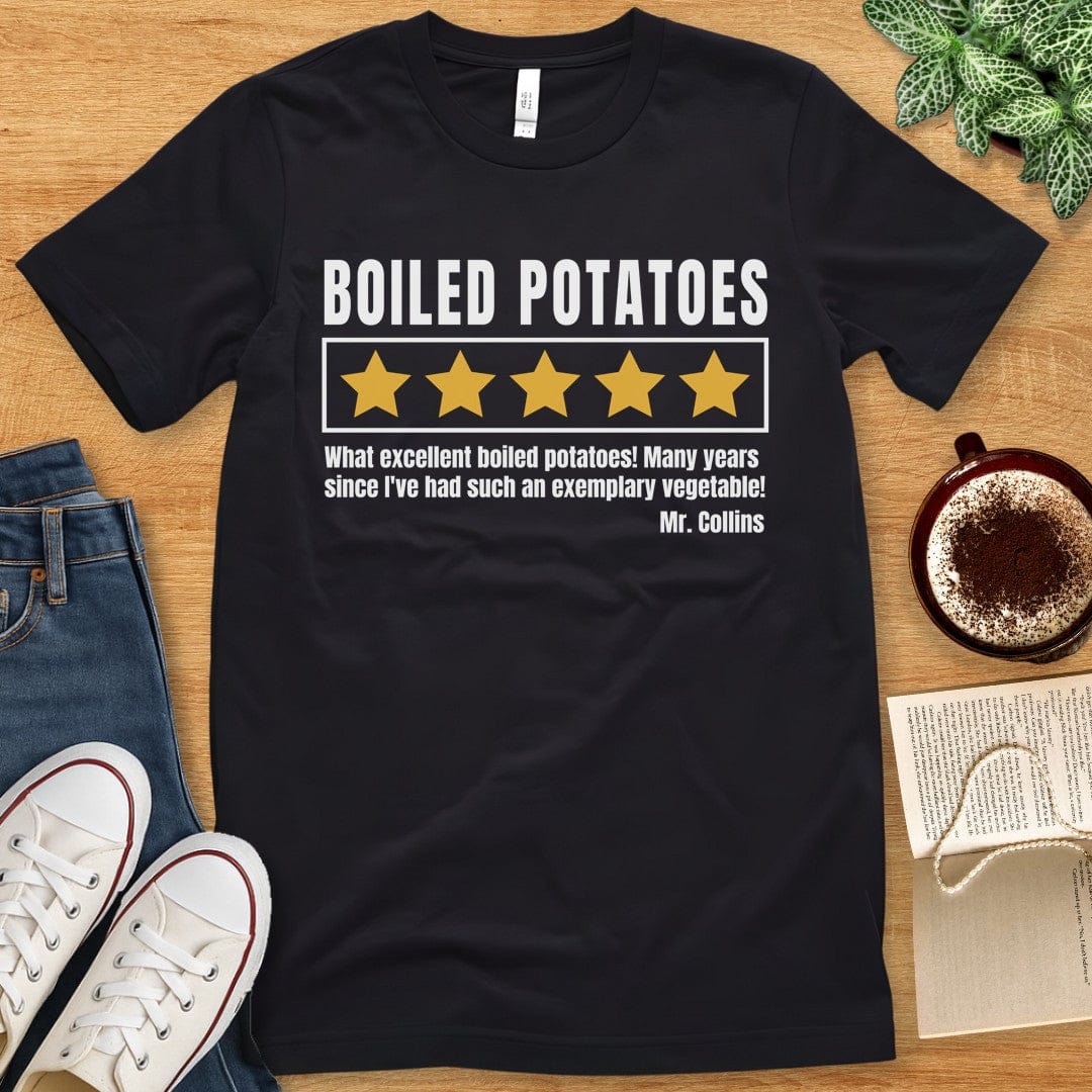 T-Shirt Black / S Boiled Potatoes Pride & Prejudice T-shirt