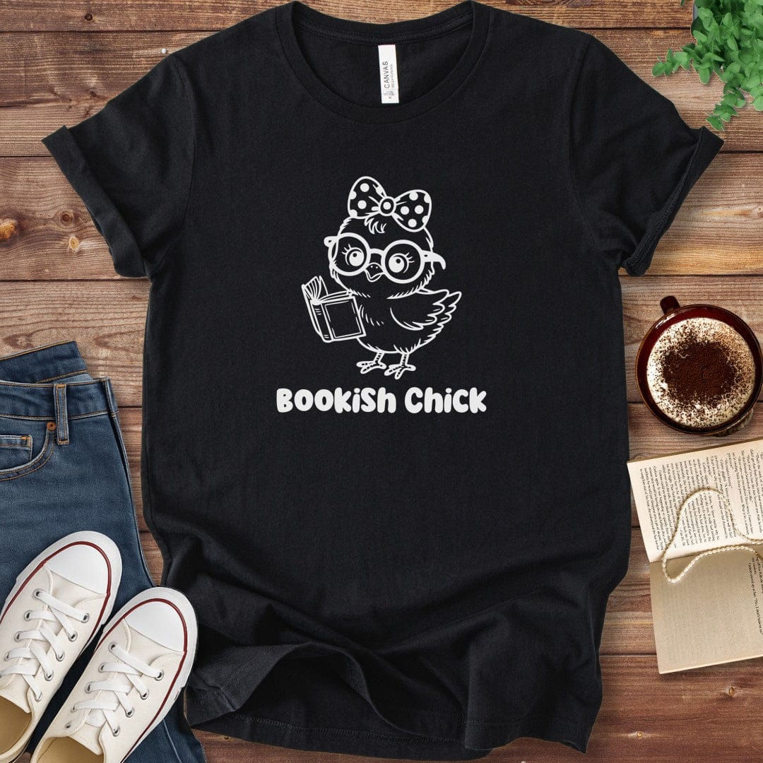 T-Shirt Black / S Bookish Chick Shirt