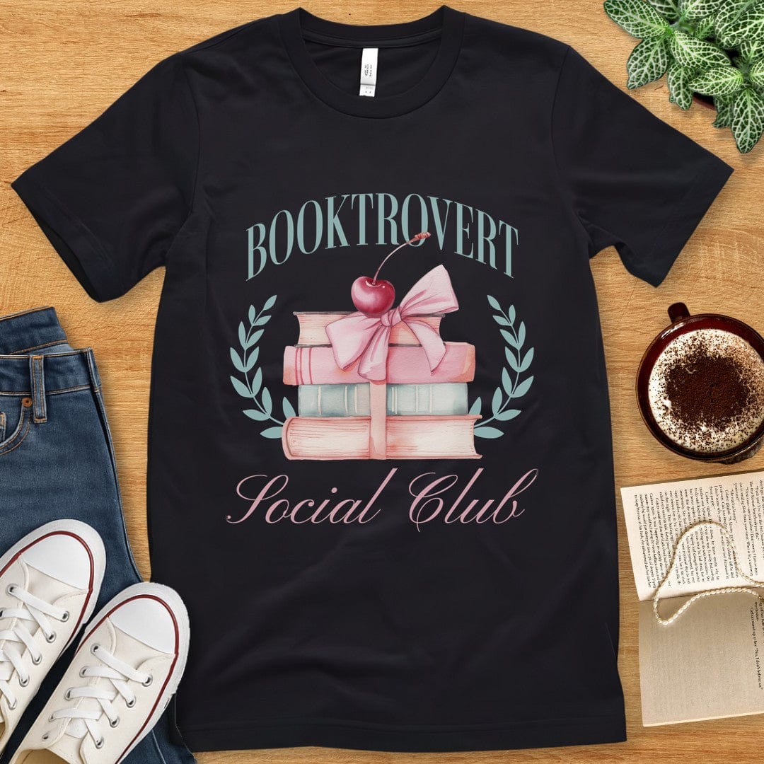 T-Shirt Black / S Booktrovert Social Club T-shirt