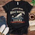 T-Shirt Black / S Captain Ahab's Whale Watching Tours Moby Dick T-Shirt
