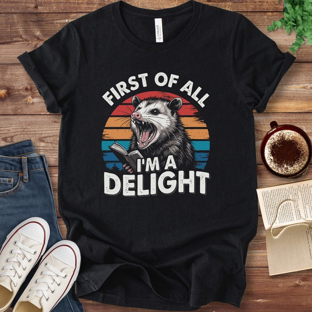 T-Shirt Black / S Chaotic Possum Book Lover Shirt