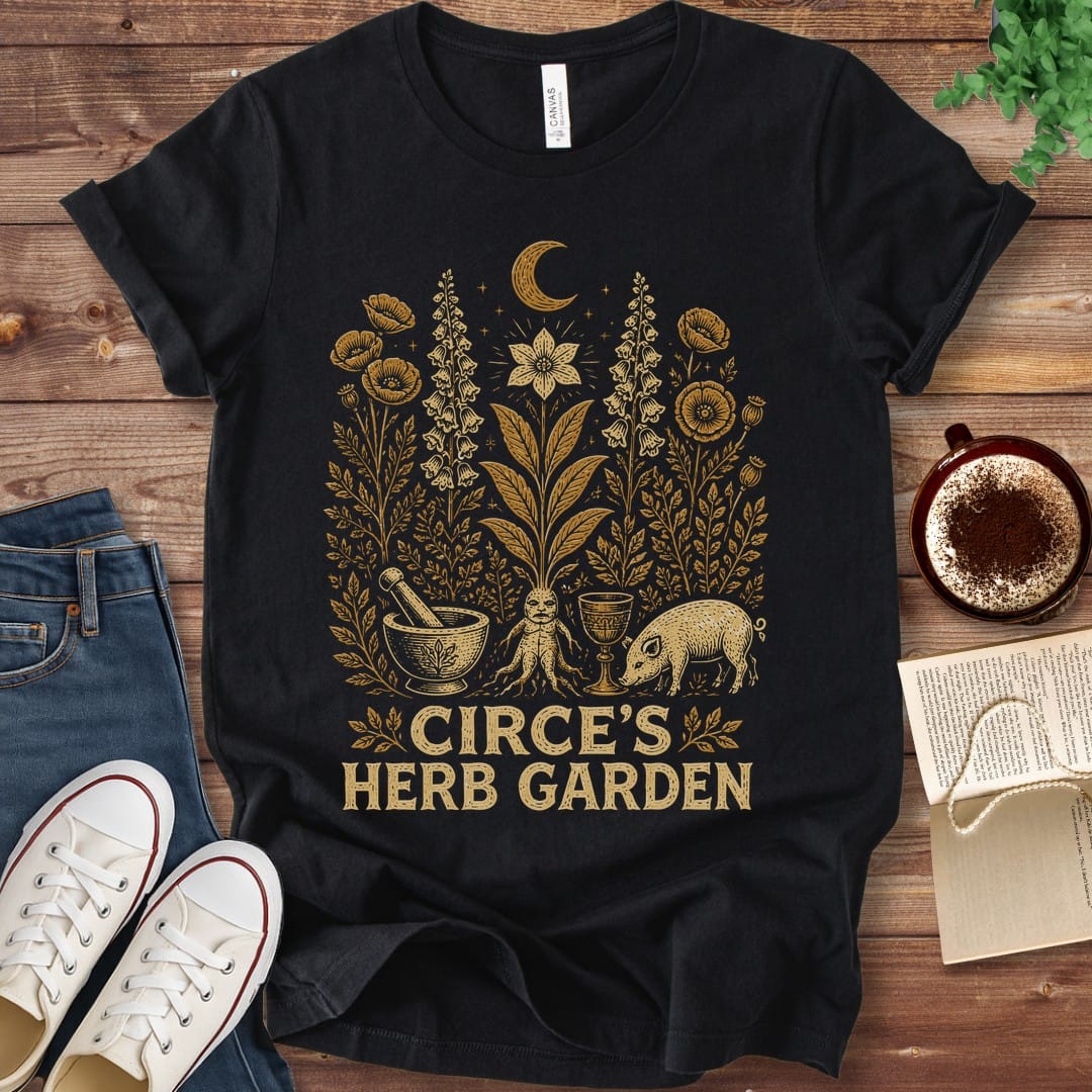 T-Shirt Black / S Circe's Herb Garden T-Shirt