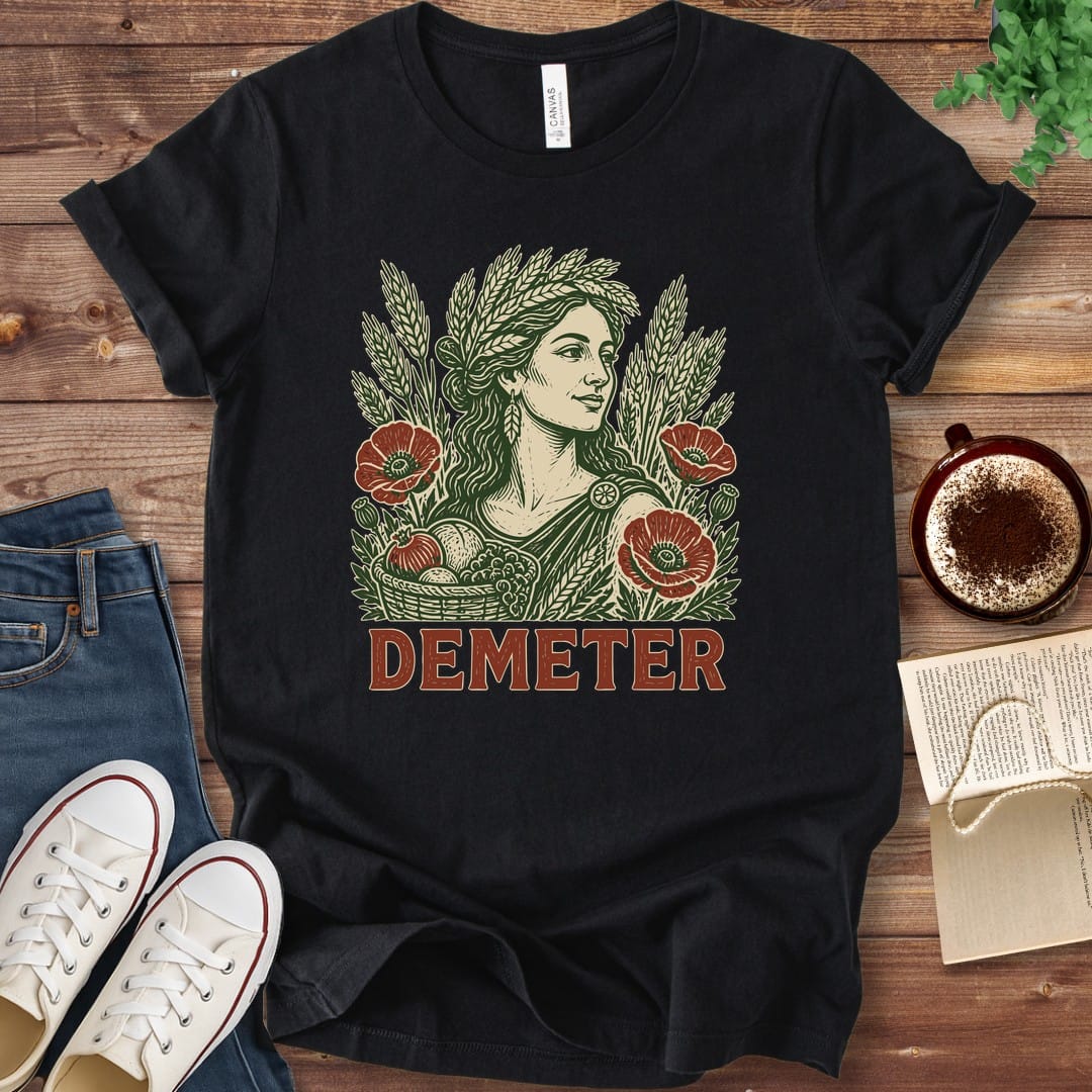 T-Shirt Black / S Demeter Goddess of the Harvest T-Shirt