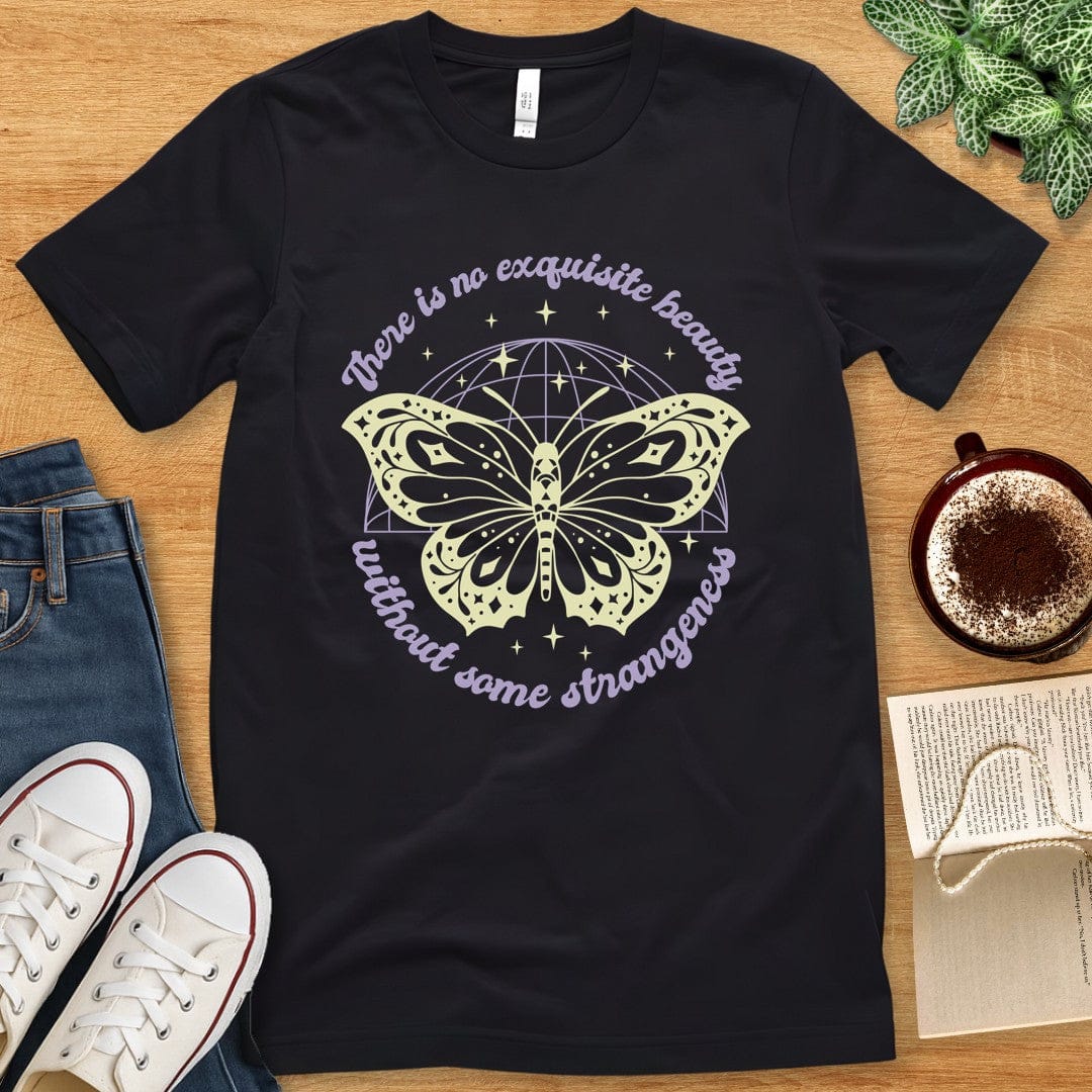 T-Shirt Black / S Edgar Allan Poe Butterfly Shirt