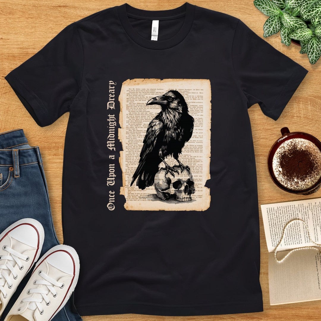 T-Shirt Black / S Edgar Allan Poe Raven T-shirt
