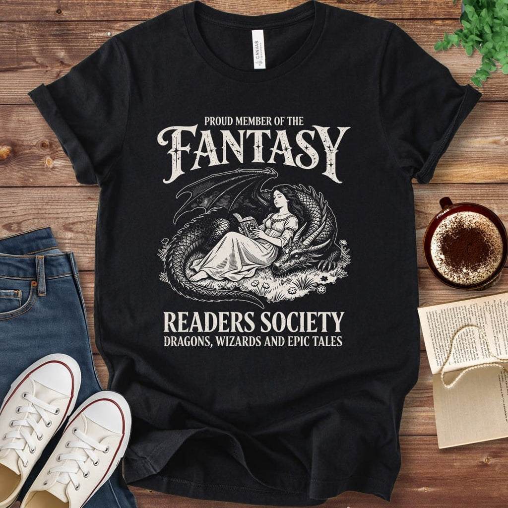 T-Shirt Black / S Fantasy Readers Society T-Shirt