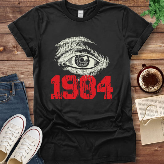 Pride & Pedantry Literary Tees T-shirt Black / S George Orwell 1984 Shirt