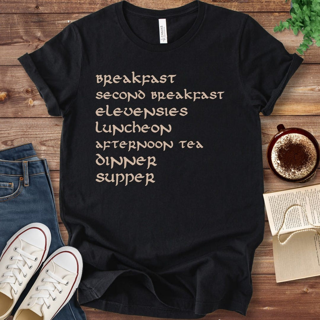 T-Shirt Black / S Hobbit Meals T-Shirt