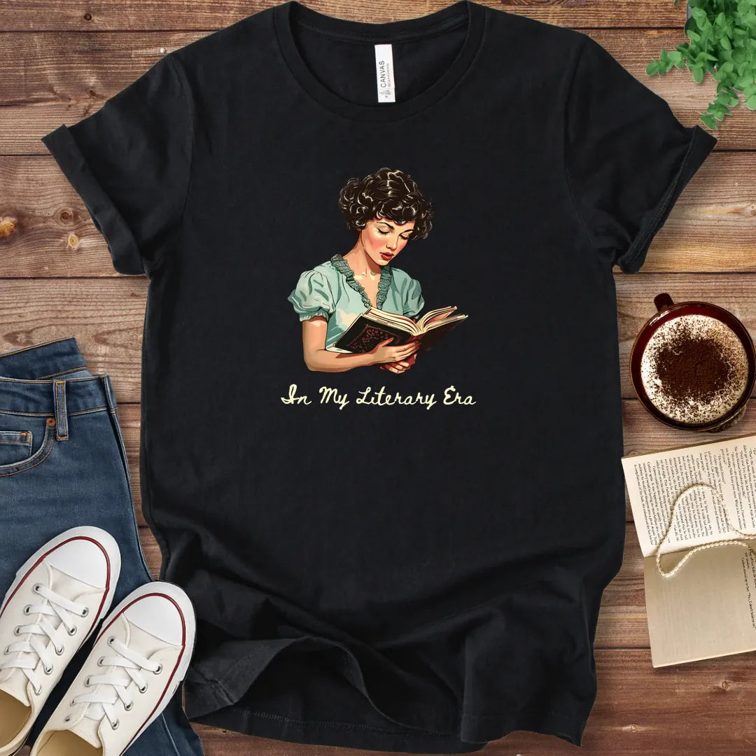 T-Shirt Black / S In My Literary Era T-Shirt