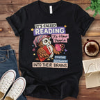 T-Shirt Black / S It's Called Reading Owl T-Shirt