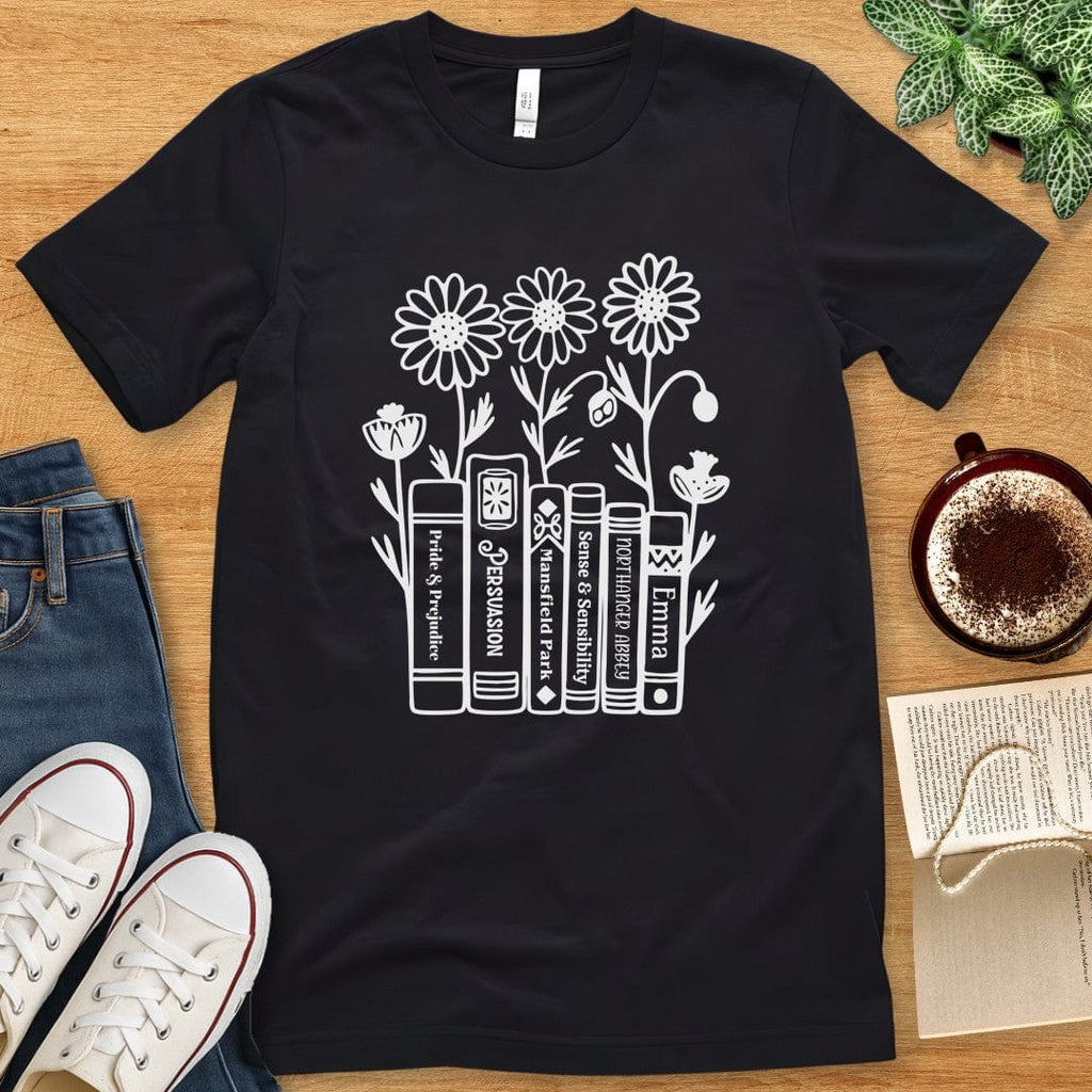T-Shirt Black / S Jane Austen Books Shirt