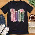 T-Shirt Black / S Jane Austen Bookshelf T-shirt
