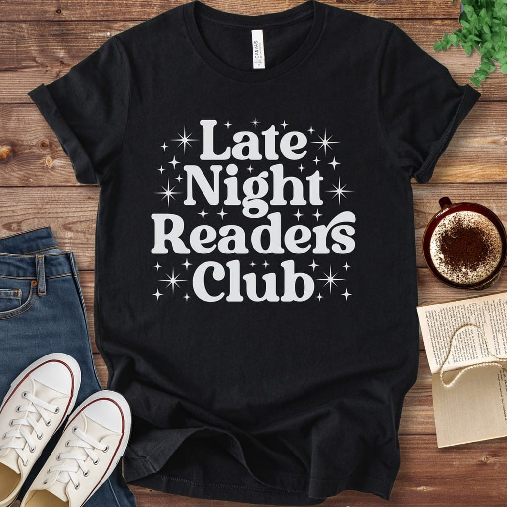 T-Shirt Black / S Late Night Readers Club T-Shirt