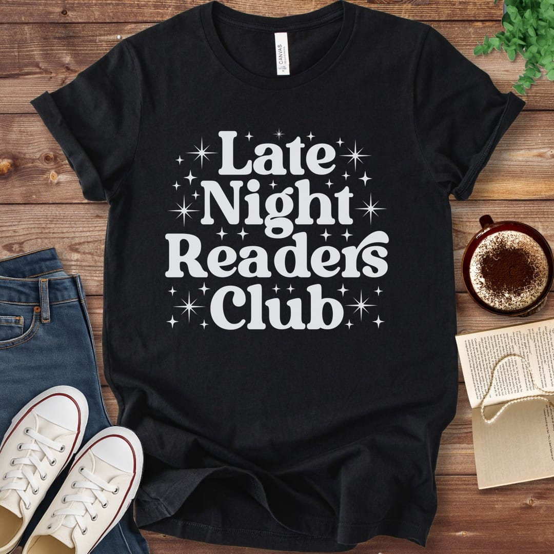 T-Shirt Black / S Late Night Readers Club T-Shirt