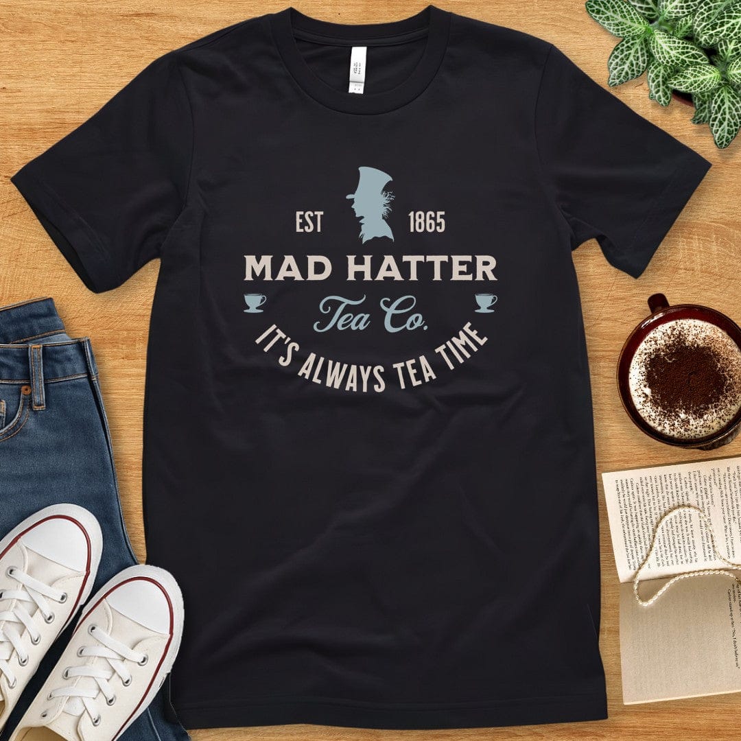 T-Shirt Black / S Mad Hatter Tea Co. T-shirt