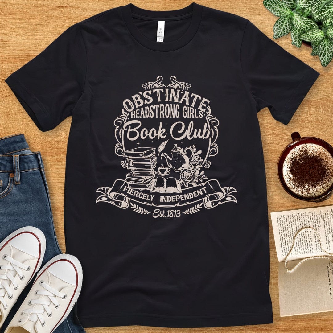 T-Shirt Black / S Obstinate Headstrong Girls Book Club Shirt