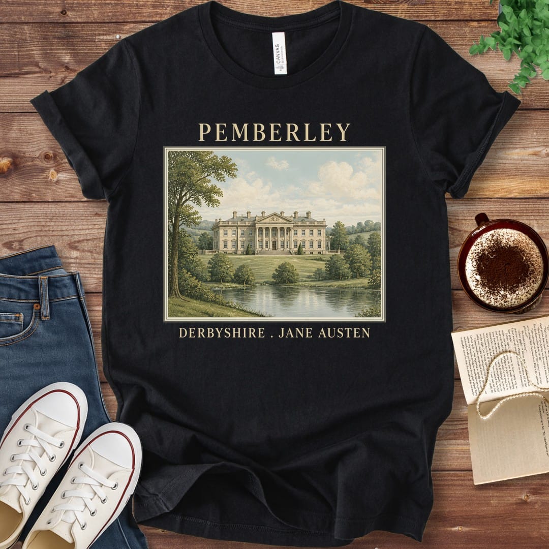 T-Shirt Black / S Pemberley Estate Portrait T-Shirt