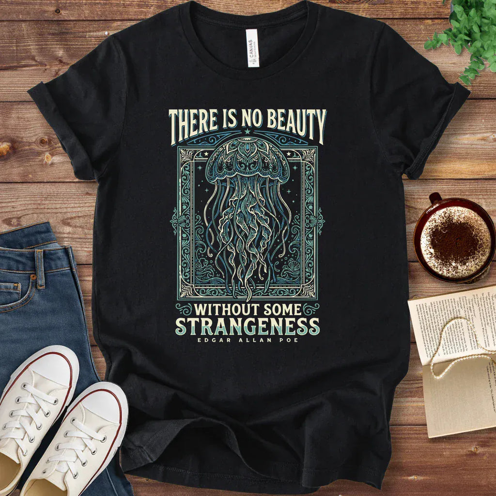T-Shirt Black / S Poe Beauty Quote Shirt