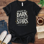 T-Shirt Black / S Poe Stars Quote Shirt
