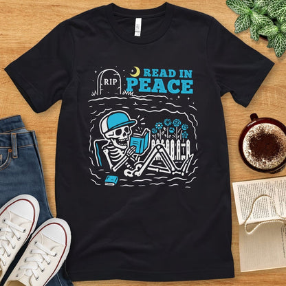 T-Shirt Black / S Read in Peace Shirt