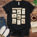 T-Shirt Black / S Sherlock Holmes Stamps T-Shirt