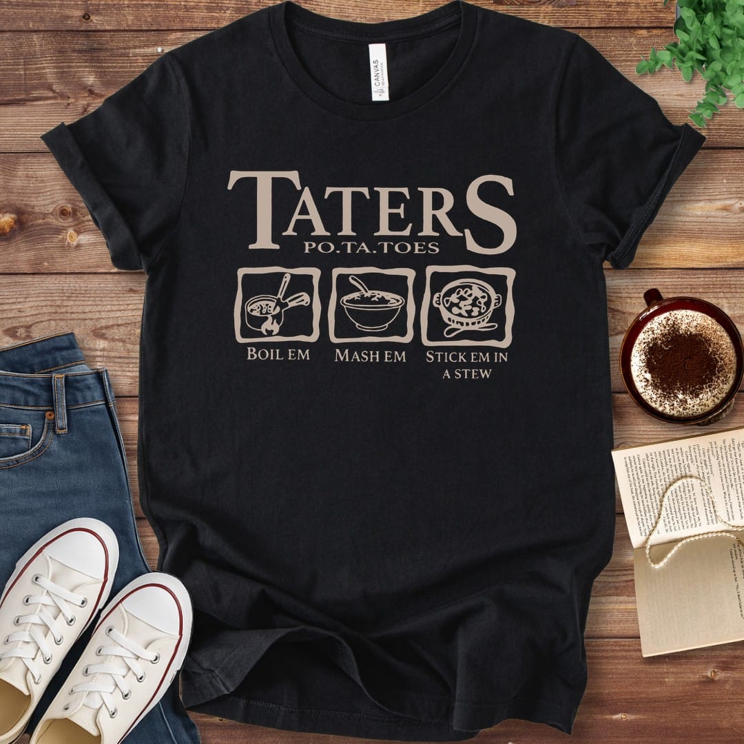 T-Shirt Black / S Taters T-Shirt