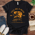 T-Shirt Black / S Tell Me O Muse Homer's Odyssey T-Shirt