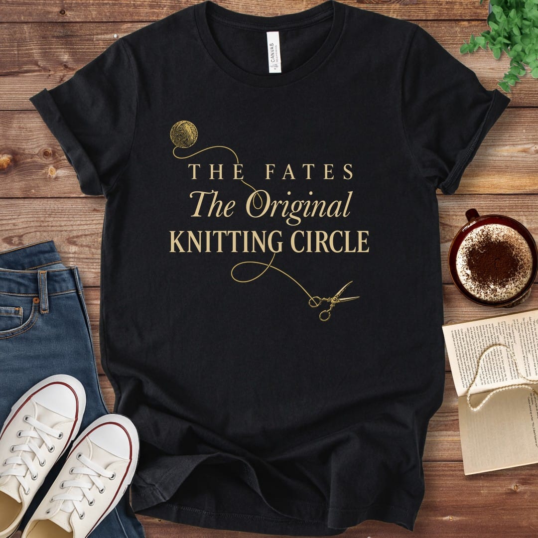 T-Shirt Black / S The Fates The Original Knitting Circle T-Shirt