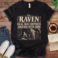 T-Shirt Black / S The Raven Local Man Arguing With Bird T-Shirt