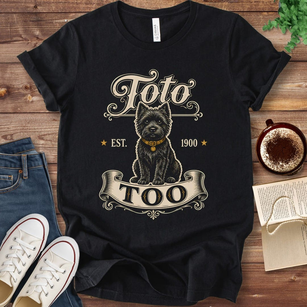 T-Shirt Black / S Toto Too Vintage Wizard of Oz T-Shirt