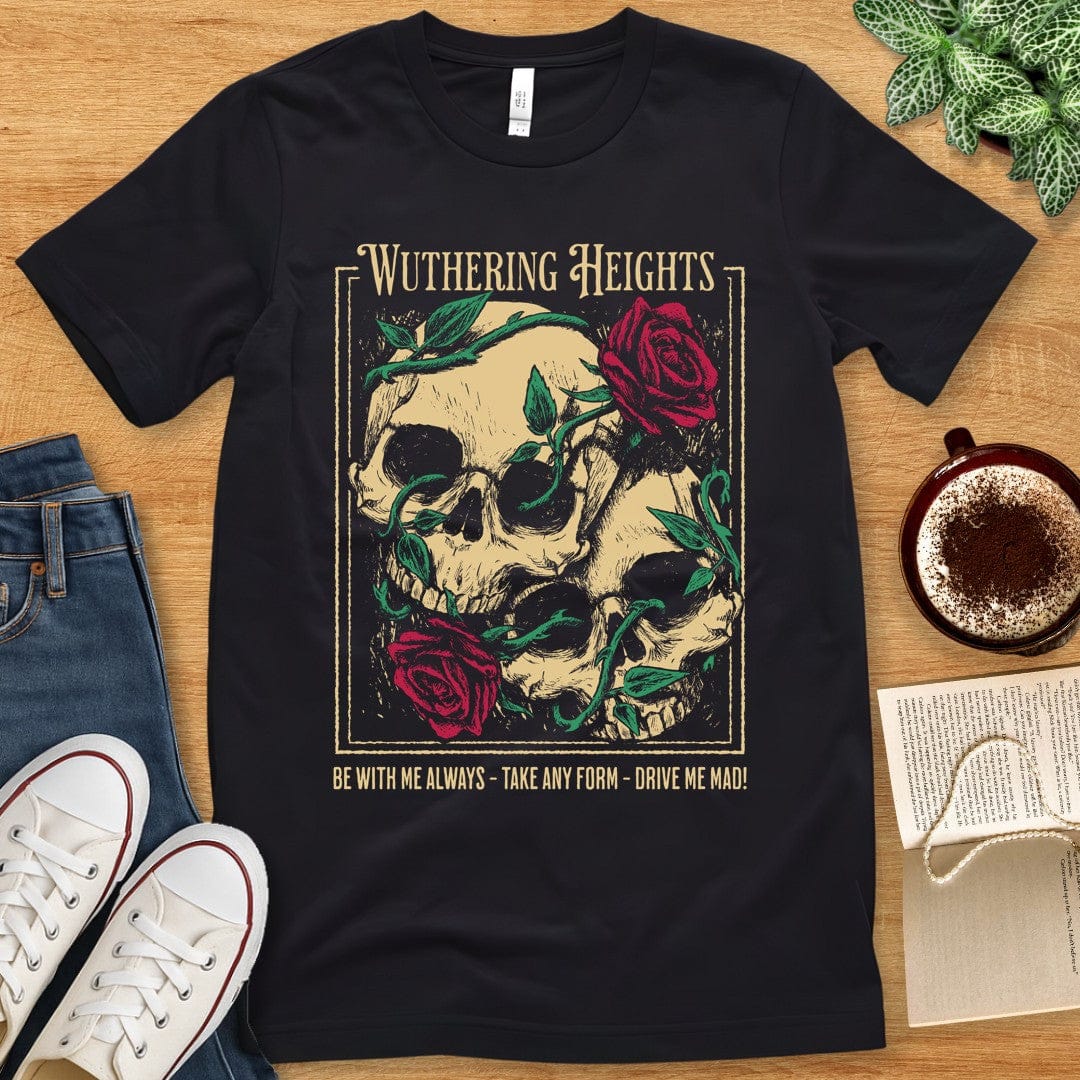 T-Shirt Black / S Wuthering Heights Quote T-Shirt