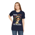 T-Shirt Book Lover LGBTQ Pride Shirt - More Pride Less Prejudice