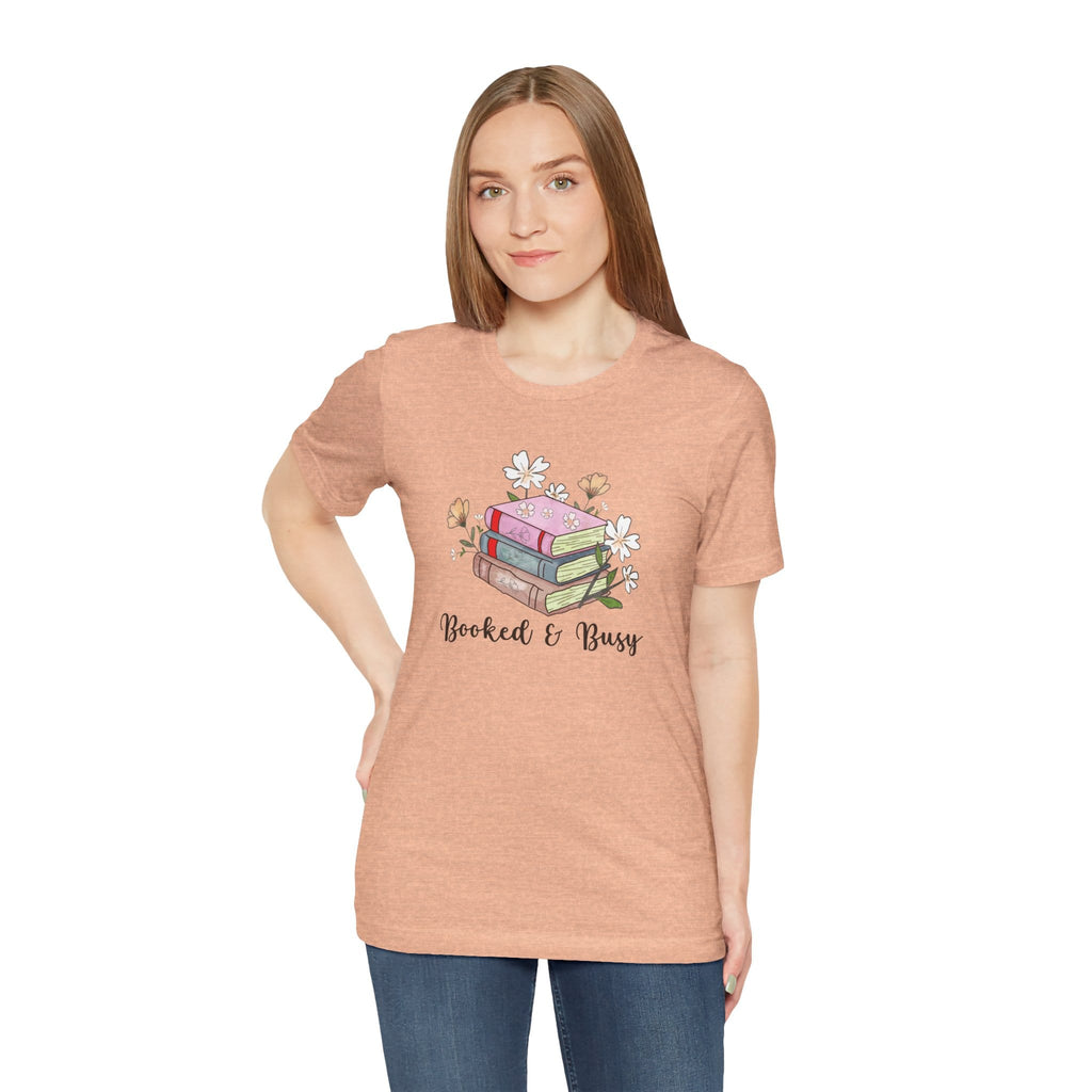 T-Shirt Booked and Busy Book Lover Shirt