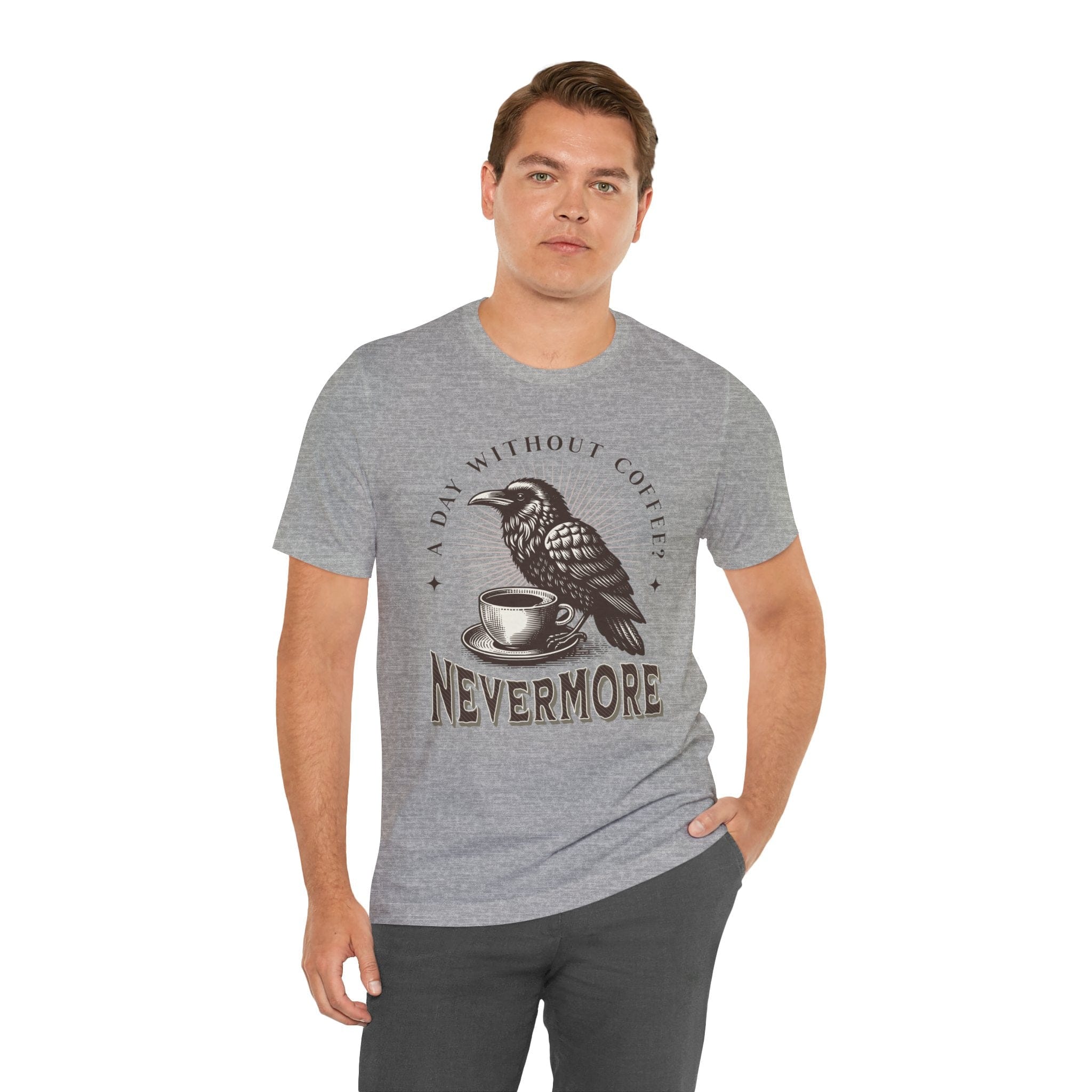 T-Shirt Books and Coffee T-shirt “Nevermore”