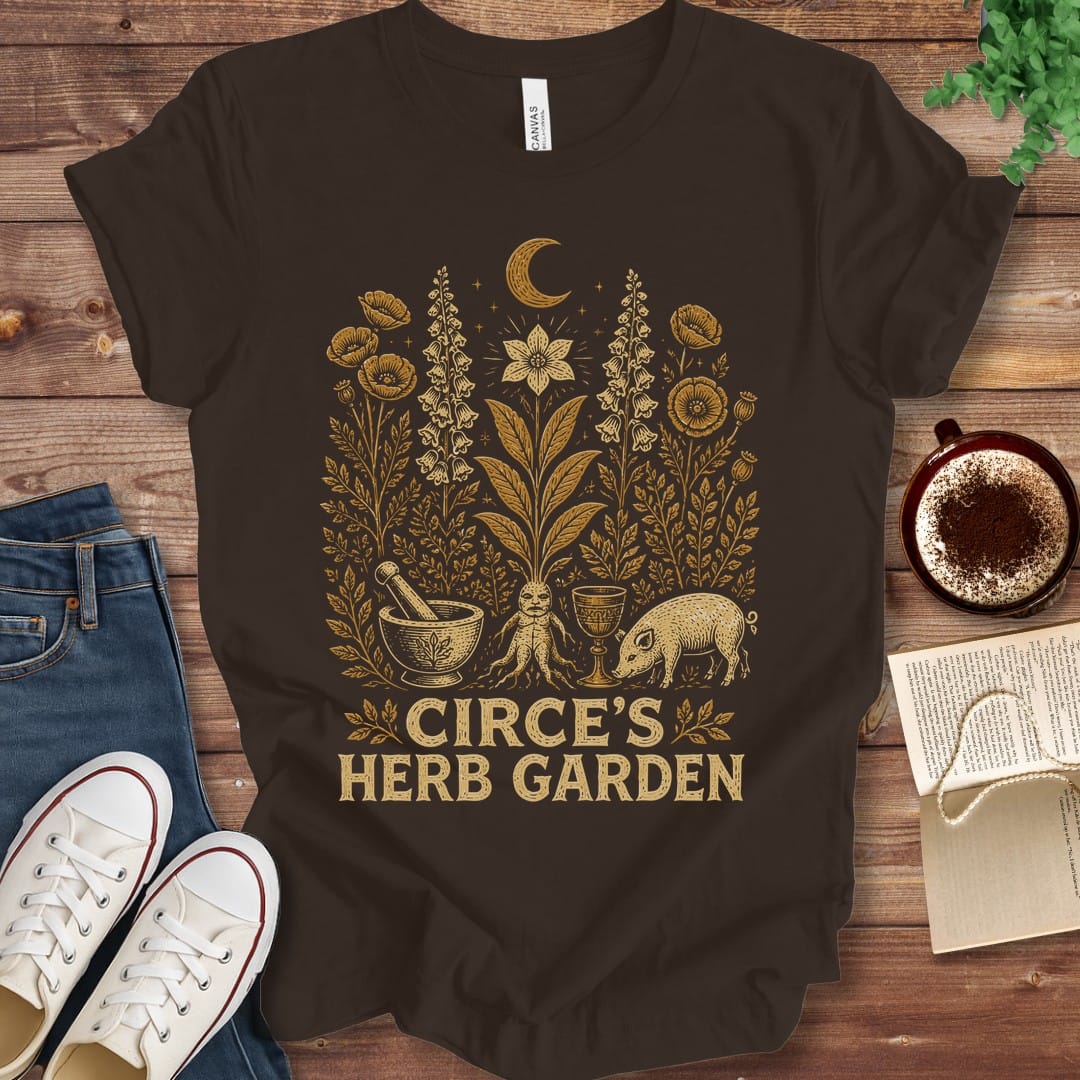 T-Shirt Brown / S Circe's Herb Garden T-Shirt