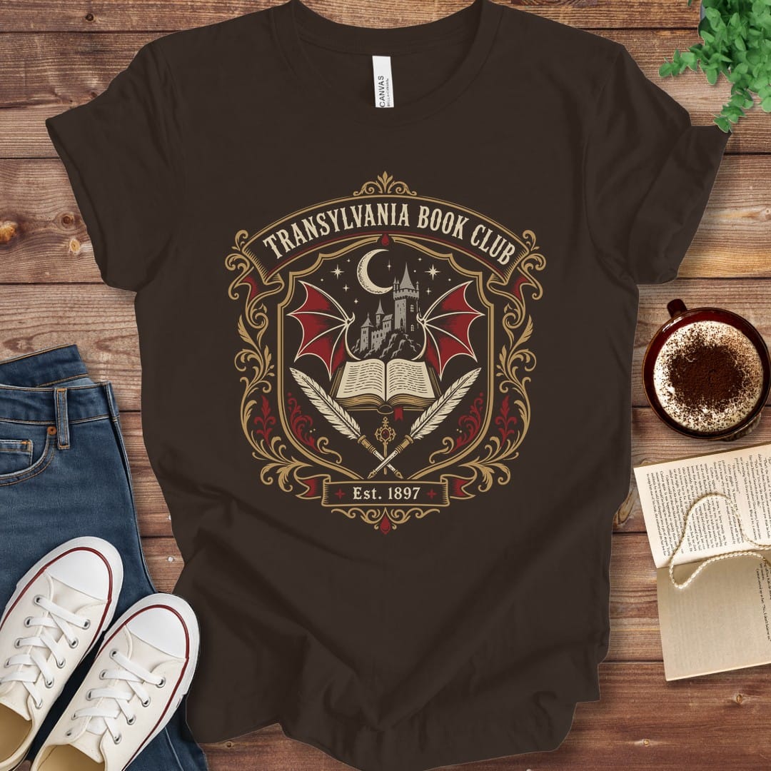 T-Shirt Brown / S Transylvania Book Club T-Shirt