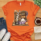 T-Shirt Burnt Orange / S Cozy Halloween Ghost T-Shirt
