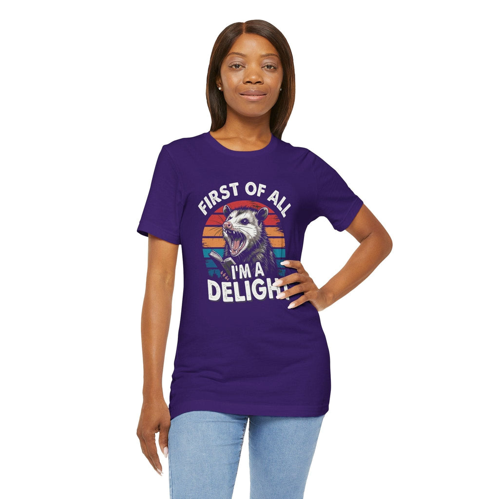 T-Shirt Chaotic Possum Book Lover Shirt