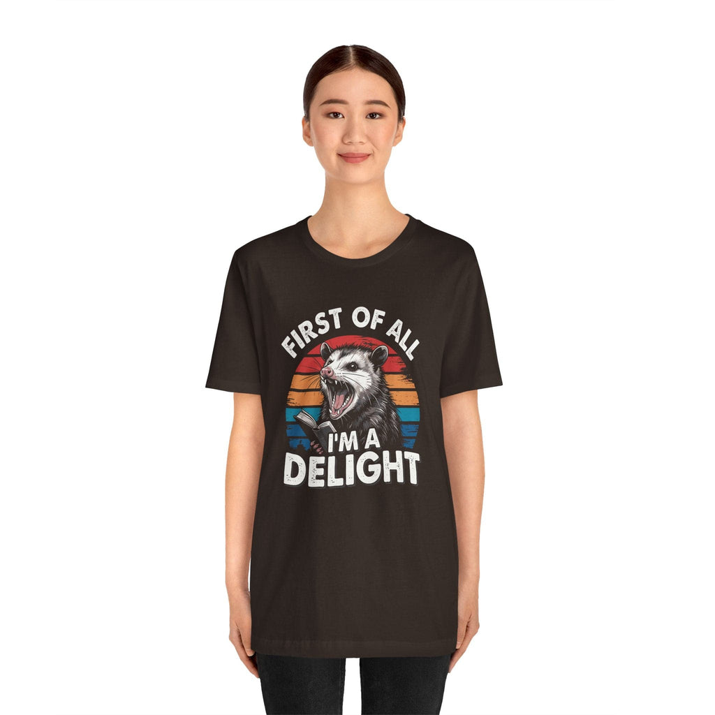 T-Shirt Chaotic Possum Book Lover Shirt